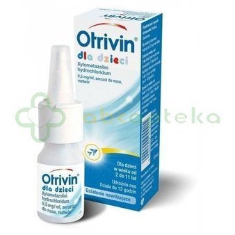 Otrivin, 0,05%, (0,5 mg/ml), aerozol do nosa, 10 ml