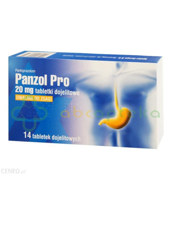 Panzol Pro, 20 mg, 14 tabletek dojelitowych