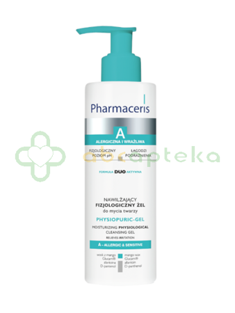 Pharmaceris A Physiopuric-Gel, nawilżający fizjologiczny żel do mycia twarzy, 190 ml