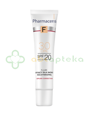 Pharmaceris F, fluid kryjący dla skóry naczynkowej, 30 Opal, SPF 20, 30 ml 