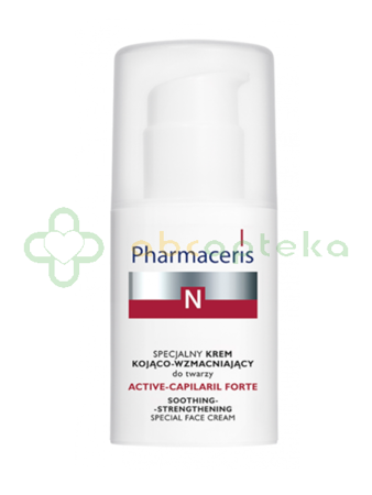 Pharmaceris N Active-Capilaril Forte, specjalny krem kojąco-wzmacniający do twarzy, 30 ml
