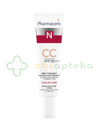 Pharmaceris N Capilar-Tone, krem tonujący CC SPF 30, 40 ml