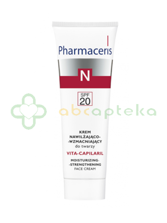 Pharmaceris N Vita-Capilaril, krem nawilżająco-wzmacniający SPF 20, 50 ml