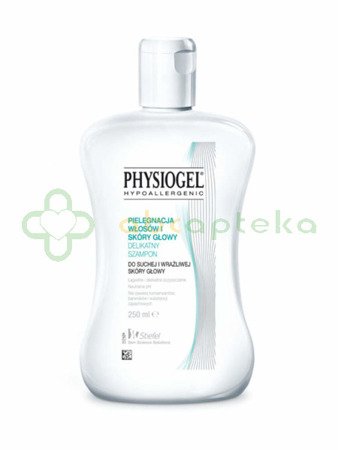 Physiogel, Pielęgnacja włosów i skóry głowy, delikatny szampon,       250 ml