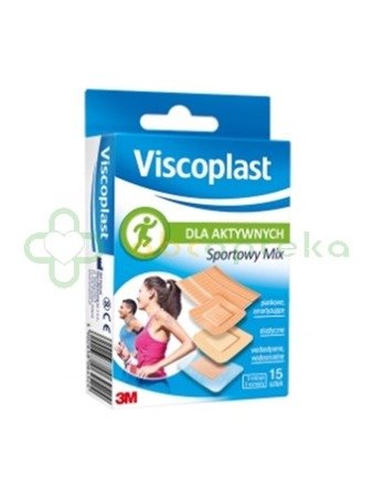 Plastry Viscoplast Sportowy Mix 15 sztuk