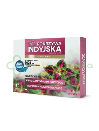 Pokrzywa Indyjska Colfarm,               60 tabletek