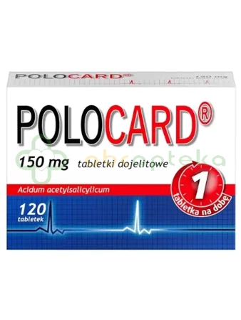 Polocard 150 mg,                    120 tabletek