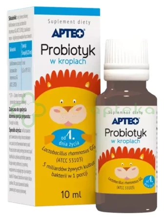 Probiotyk w kroplach APTEO,      10 ml