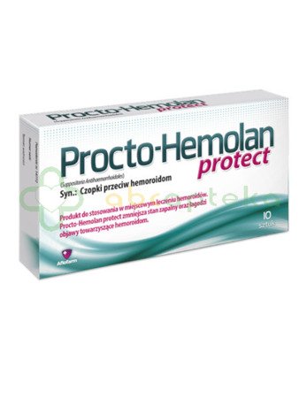 Procto-Hemolan Protect, 10 czopków