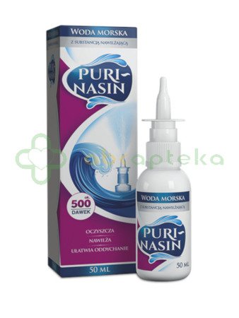 Puri-nasin, roztwór izotoniczny wody morskiej, spray, 50 ml