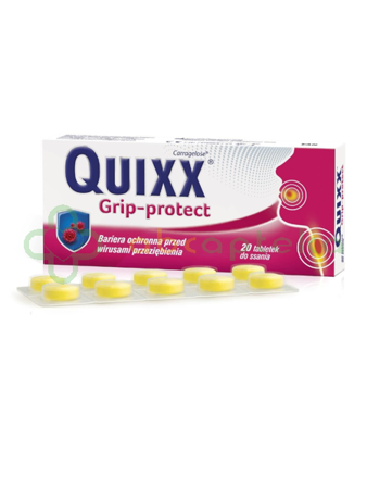 Quixx, Grip-protect, 20 tabletek do ssania
