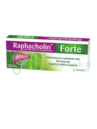 Raphacholin forte, 10 tabletek powlekanych
