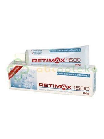 Retimax 1500, maść ochronna z witaminą A, 30 g