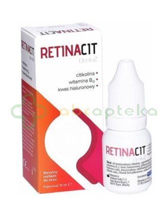 Retinacit Omk2 sterylny roztwór do oczu 10 ml
