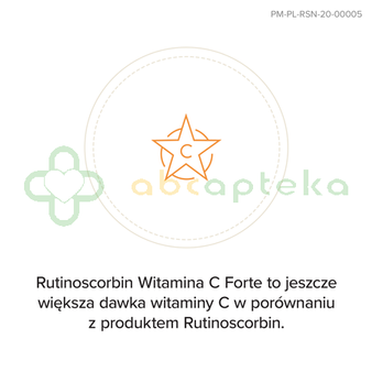 Rutinoscorbin Witamina C Forte, 30 kapsułek