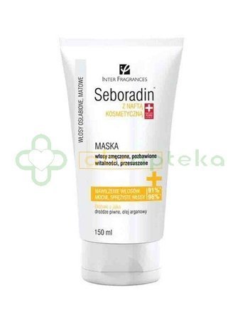 Seboradin z Naftą Kosmetyczną, maska do włosów, 150 ml