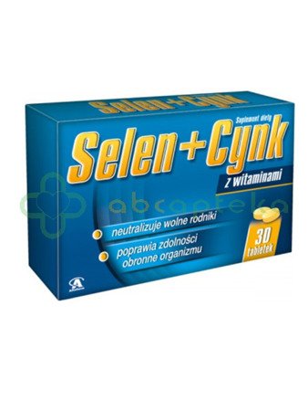 Selen + Cynk 30 tabletek