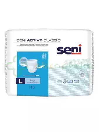Seni Active Classic, majtki chłonne, rozmiar L, 10 sztuk