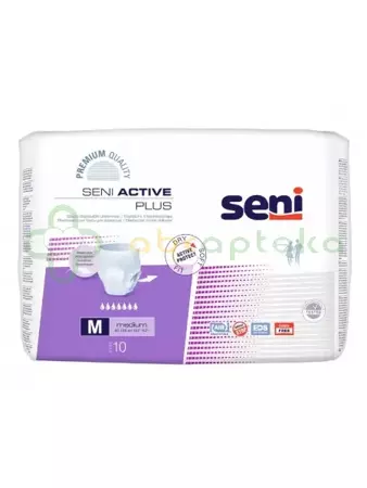 Seni Active Plus, majtki chłonne, rozmiar M, 10 sztuk