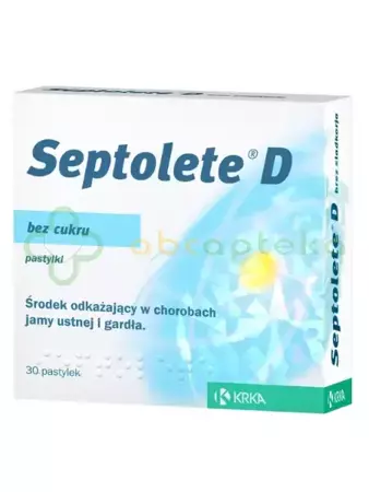 Septolete D, 30 pastylek