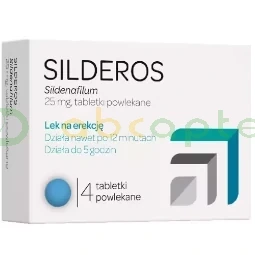 Silderos 25 mg, 4 tabletki powlekane