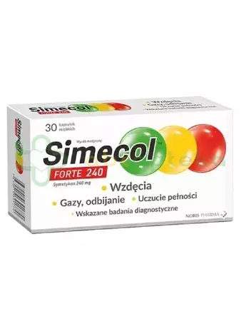 Simecol Forte 240 mg 30 kapsułek