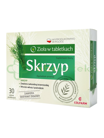 Skrzyp, 30 tabletek powlekanych