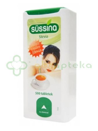 Słodzik Stevia Sussina, 500 tabletek
