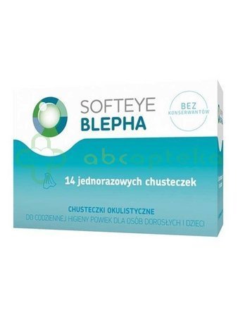 Softeye Blepha chusteczki okulistyczne 14 sztuk
