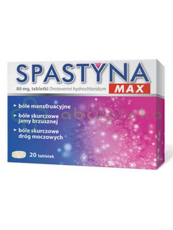 Spastyna Max, 80 mg, 20 tabletek