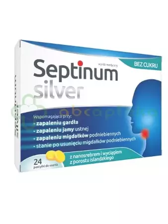 Spetinum Silver, 24 pastylki do ssania