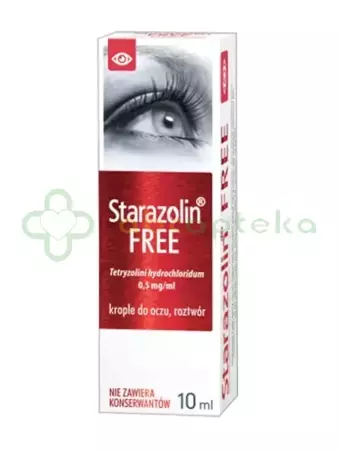 Starazolin Free, 0,5 mg/ml, krople do oczu, 10 ml