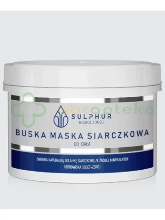 Sulphur Busko Zdrój, buska maska siarczkowa do ciała, 500 g