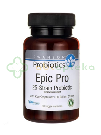 Swanson Epic Pro 25 - Strain Probiotic, 30 kapsułek