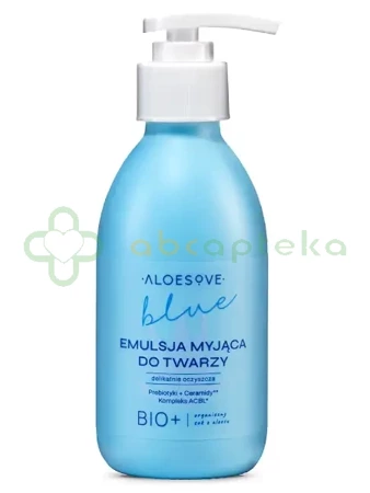 Sylveco Aloesove, Blue, Emulsja myjąca do twarzy,  190 ml