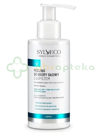 Sylveco Dermo, Łupież, Peeling do skóry głowy z łupieżem,        145 ml