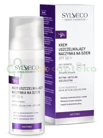 Sylveco Dermo, Naczynka, Krem uszczelniający naczynka na dzień SPF50,        50 ml