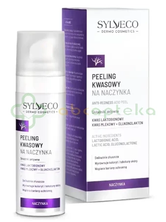 Sylveco Dermo, Naczynka, Peeling kwasowy na naczynka,     30 ml