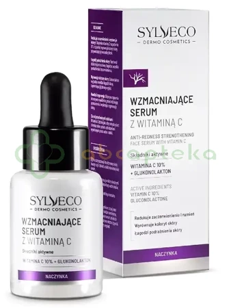 Sylveco Dermo, Naczynka, Wzmacniające serum z witaminą C,       30 ml