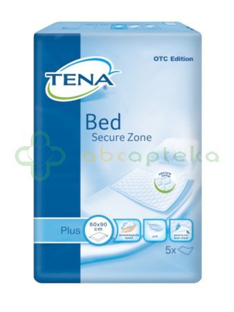 TENA Bed Plus, Podkłady higieniczne 60 cm x 90 cm, 5 sztuk