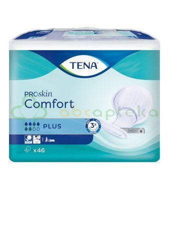 TENA Comfort ProSkin Plus, Pieluchy anatomiczne, 46 sztuk