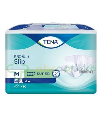 TENA Slip ProSkin Super, Pieluchomajtki rozmiar M, 30 sztuk