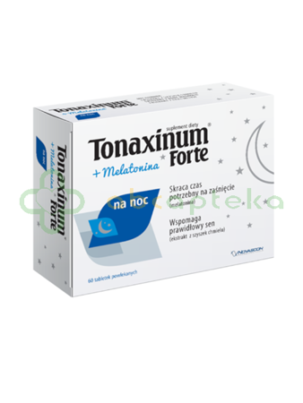 Tonaxinum forte na noc + melatonina 60 tabletek