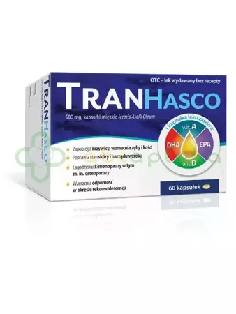 Tran Hasco, 500 mg, 60 kapsułek