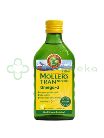 Tran Mollers, cytrynowy, 250 ml