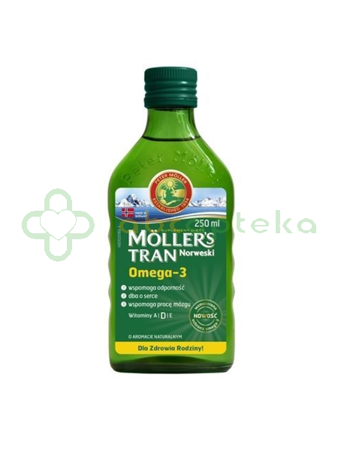 Tran Mollers, naturalny, 250 ml