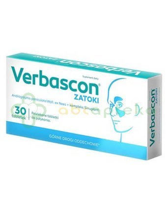 Verbascon Zatoki, 30 tabletek
