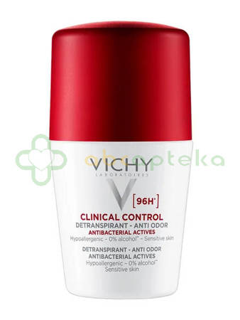 Vichy Clinical Control 96 h, dezodorant dla kobiet, roll-on, 50 ml