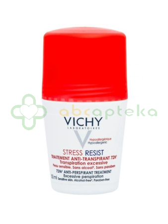 Vichy, Stress Resist, dezodorant antyperspirant, intensywna kuracja przeciw poceniu 72h, 50 ml