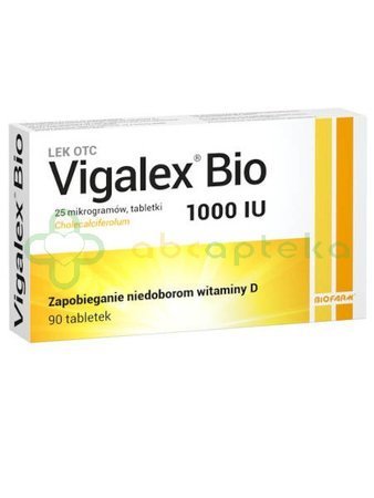 Vigalex Bio 1 000 I.U., 90 tabletek